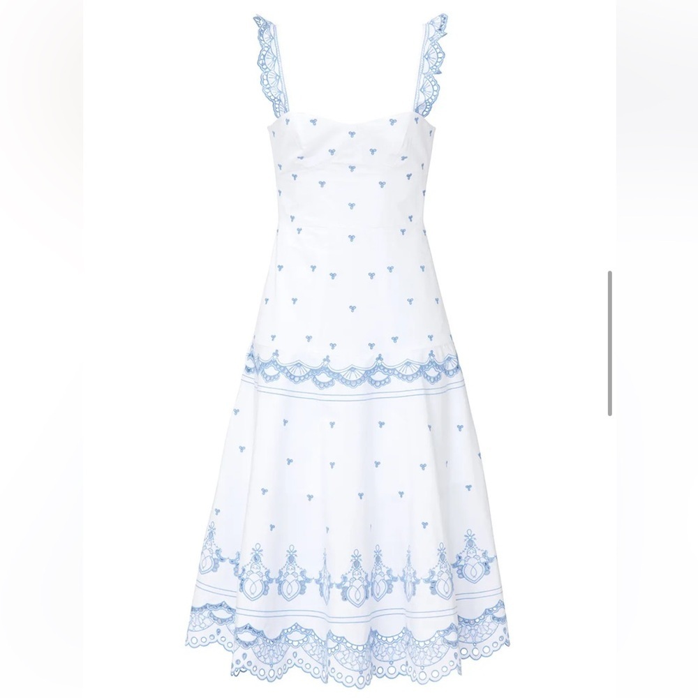 Jonathan Simkhai Eyelet Embroidered Bustier Midi Dress - Picture 6 of 15